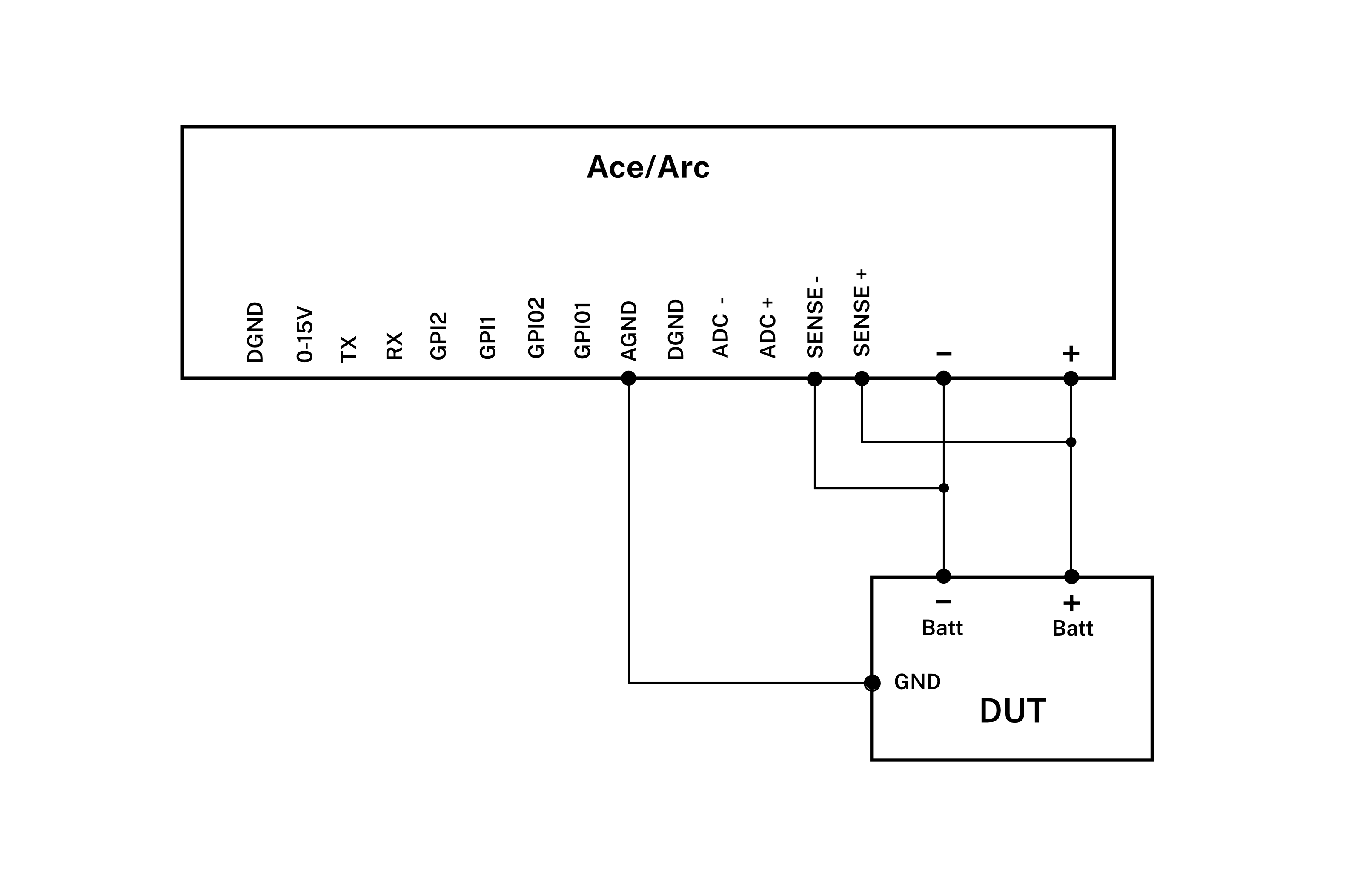 4-wire connection schematic