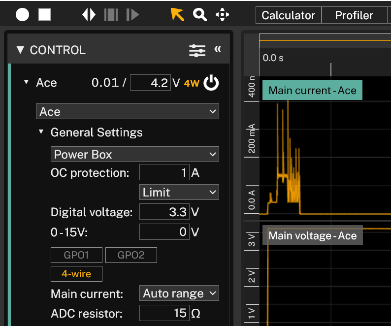 4-wire software setup