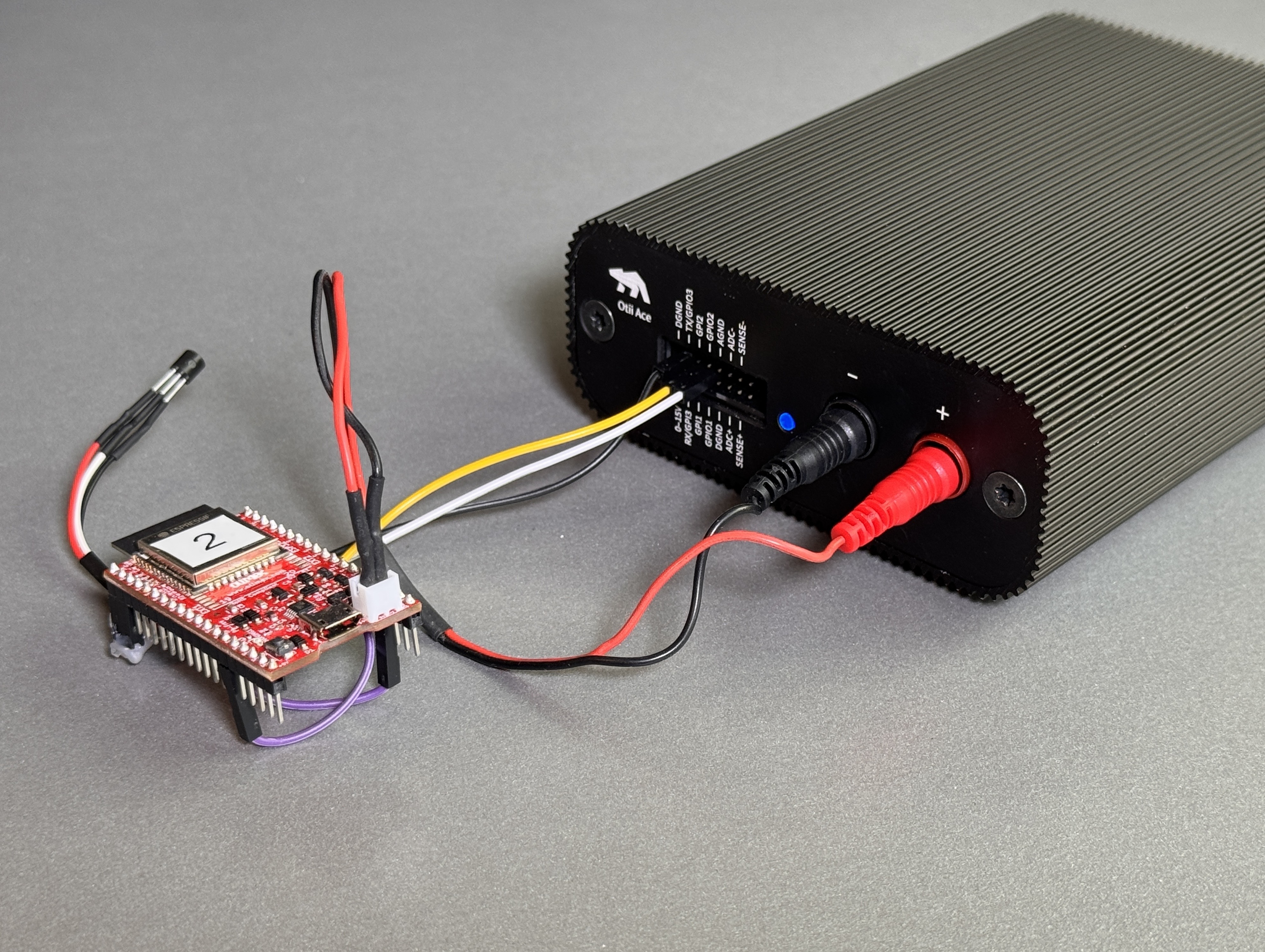 Otii Ace Pro setup UART GPIO