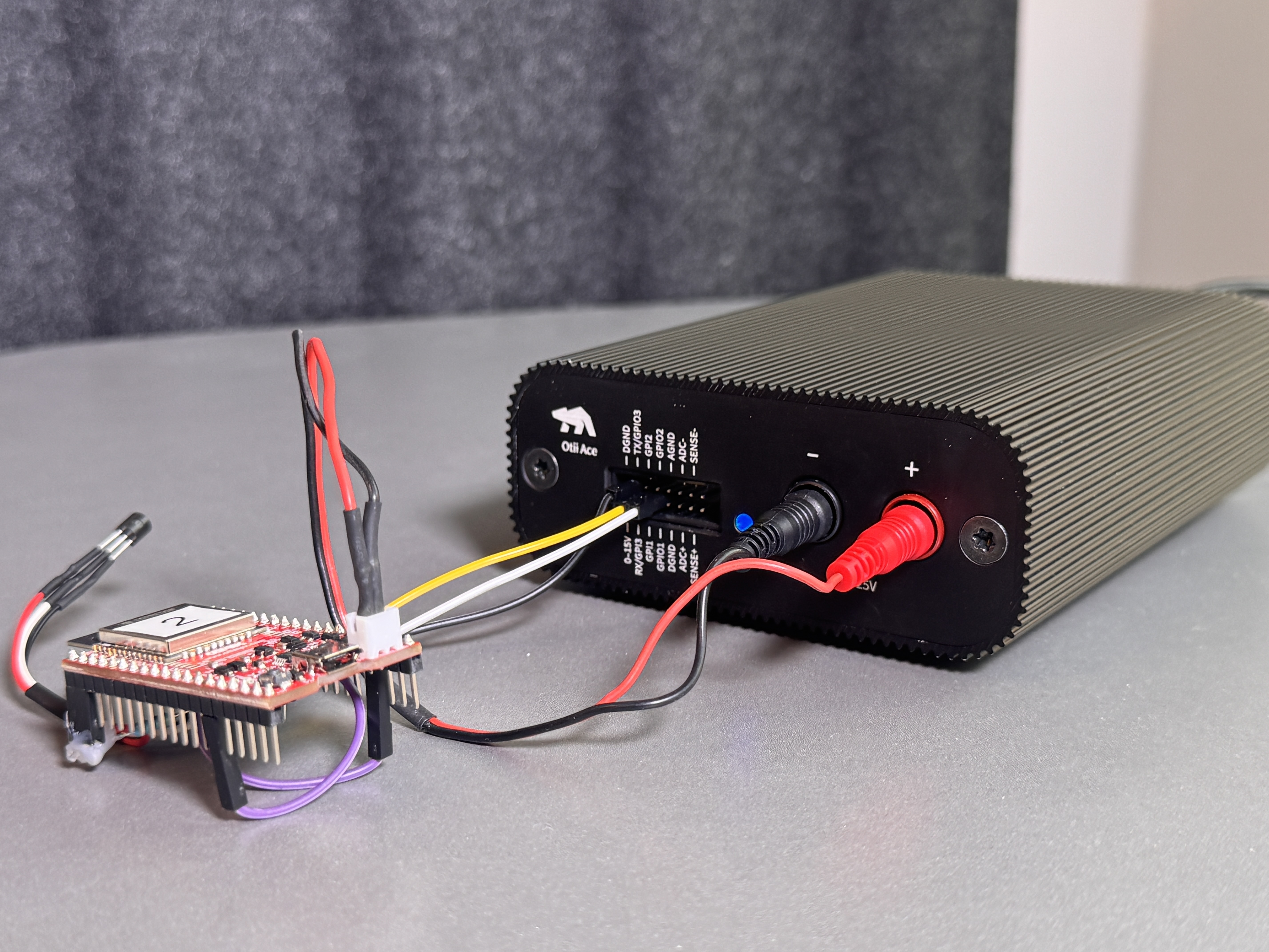 Otii Ace Pro setup UART GPIO