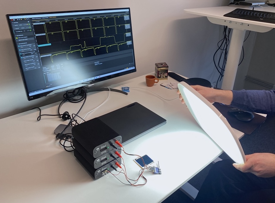 Energy harvesting evaluation with Otii Ace and Battery Toolbox