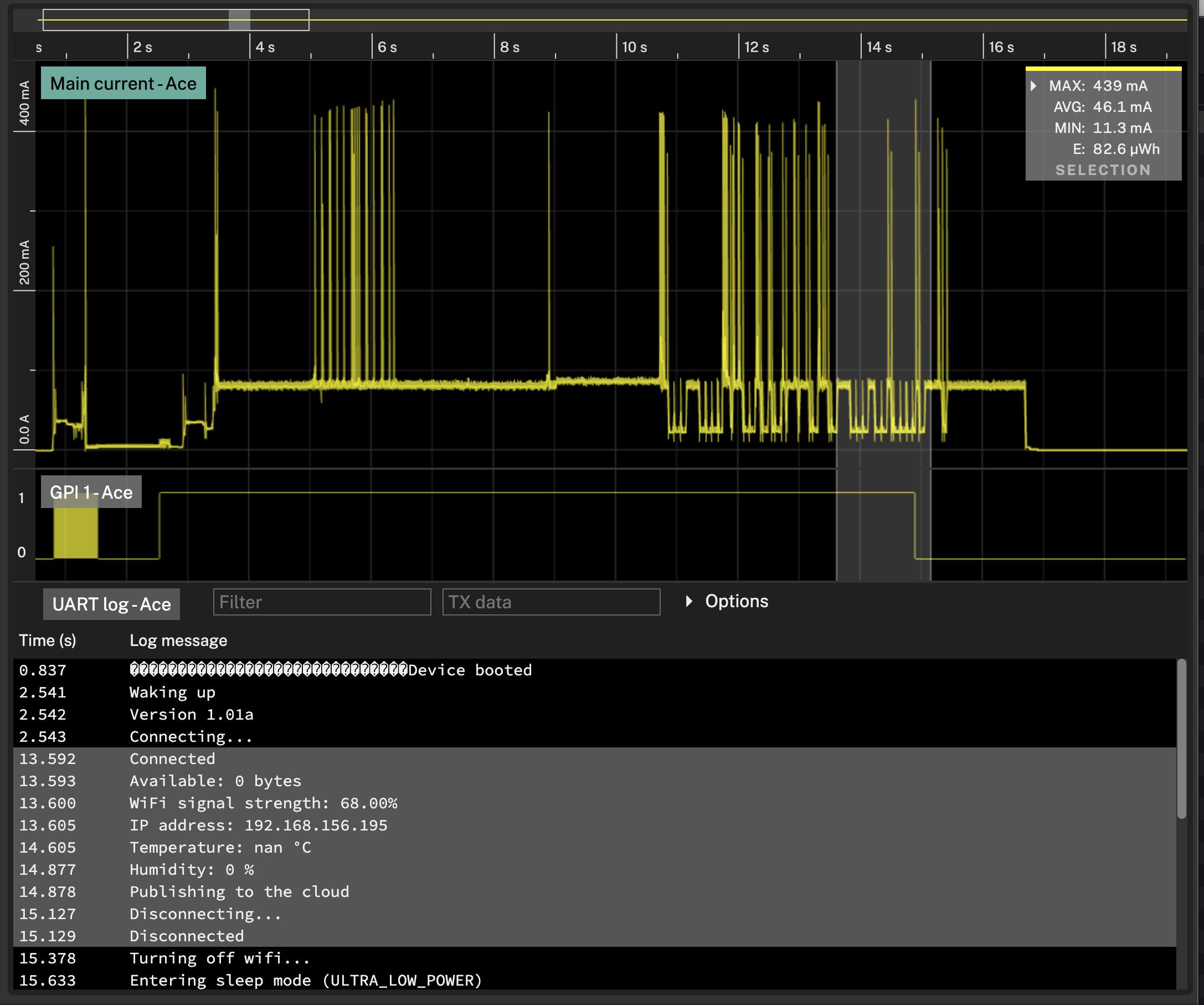 Sync with log