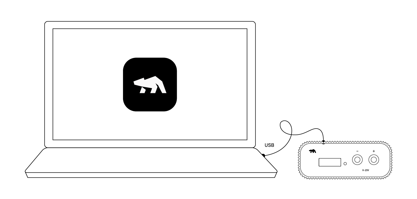 Arc connected to a computer