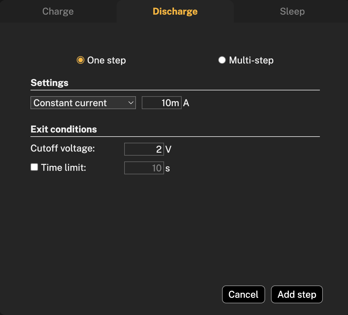 Add step