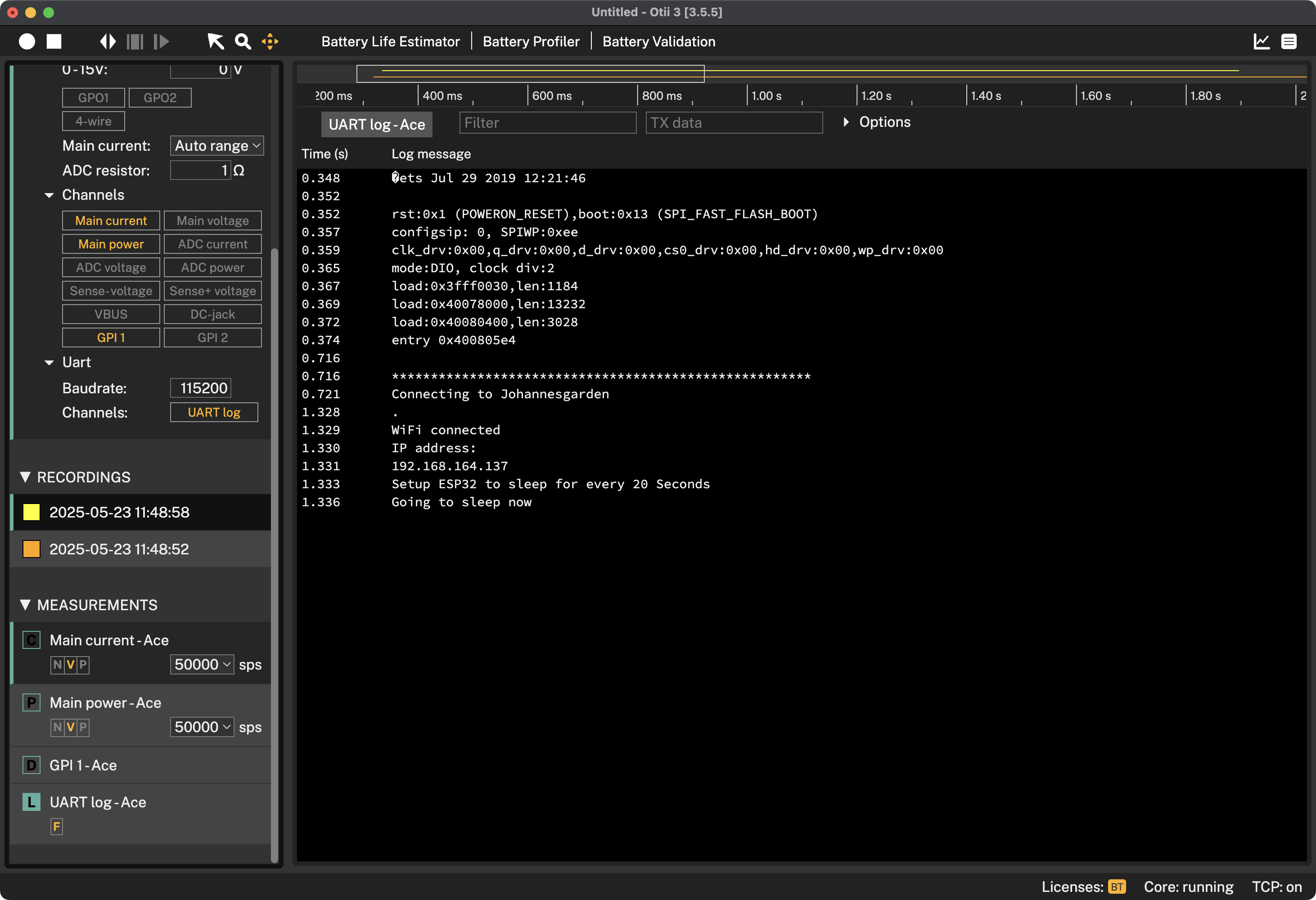 Log viewer